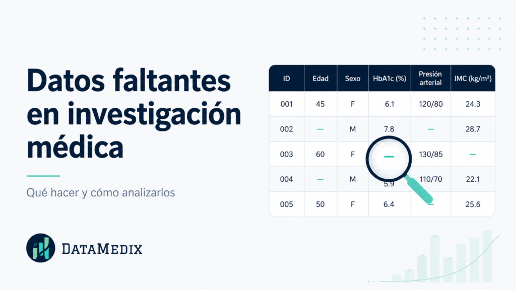 Datos faltantes en investigación médica