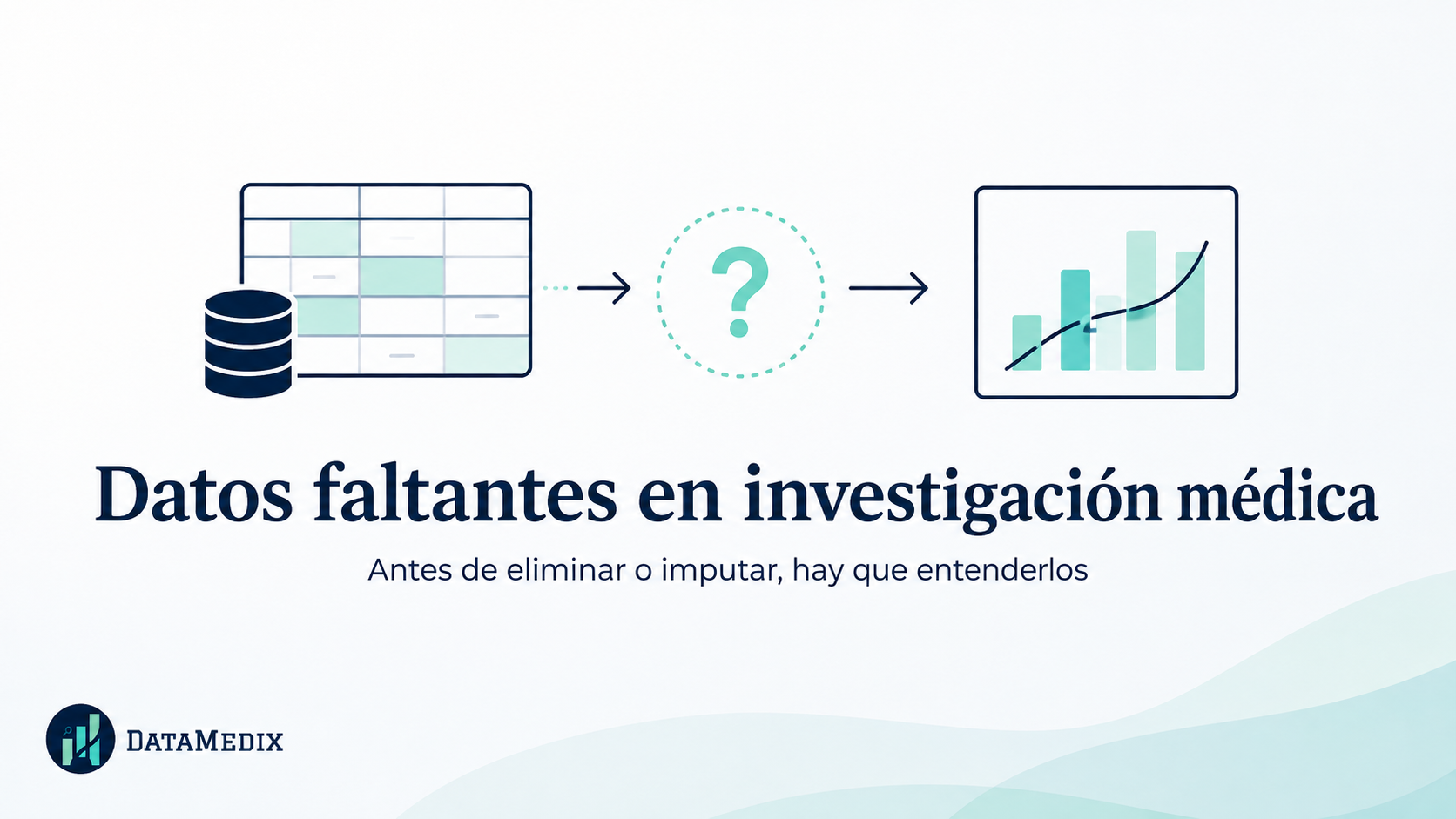 Datos faltantes en investigación médica