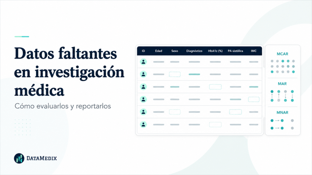 Datos faltantes en investigación médica