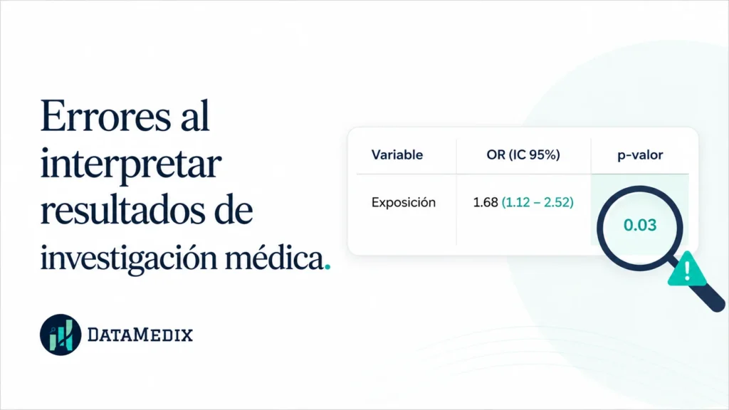 errores al interpretar resultados de investigación médica