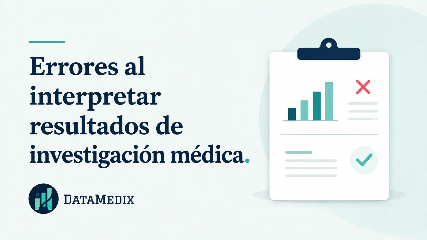 errores al interpretar resultados de investigación médica