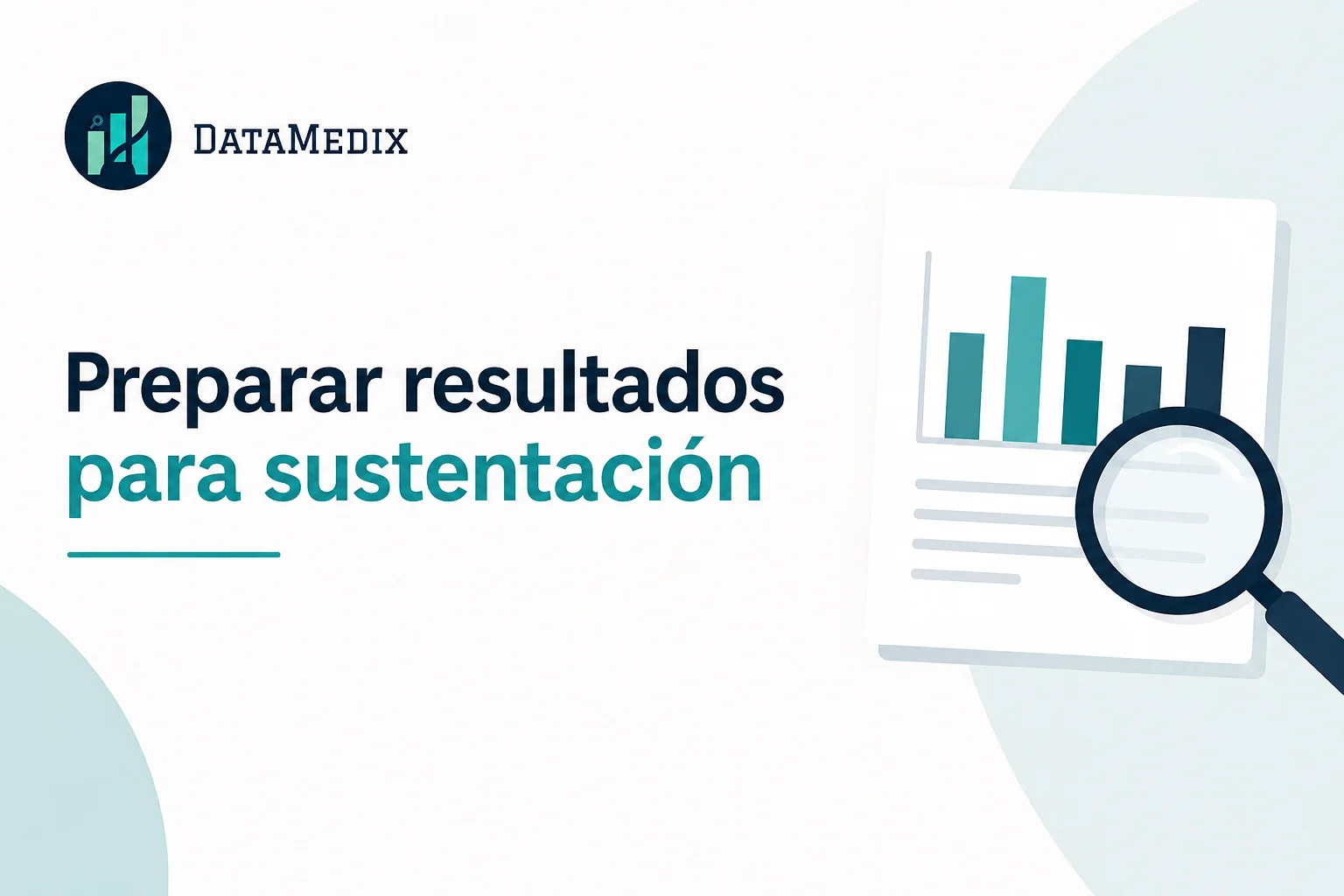 preparar resultados para sustentacion