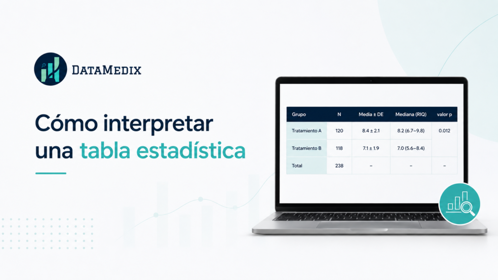Cómo interpretar una tabla estadística