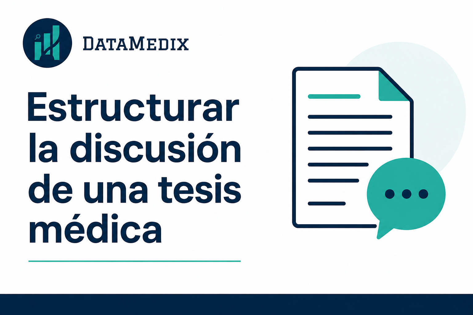estructurar la discusión de una tesis médica