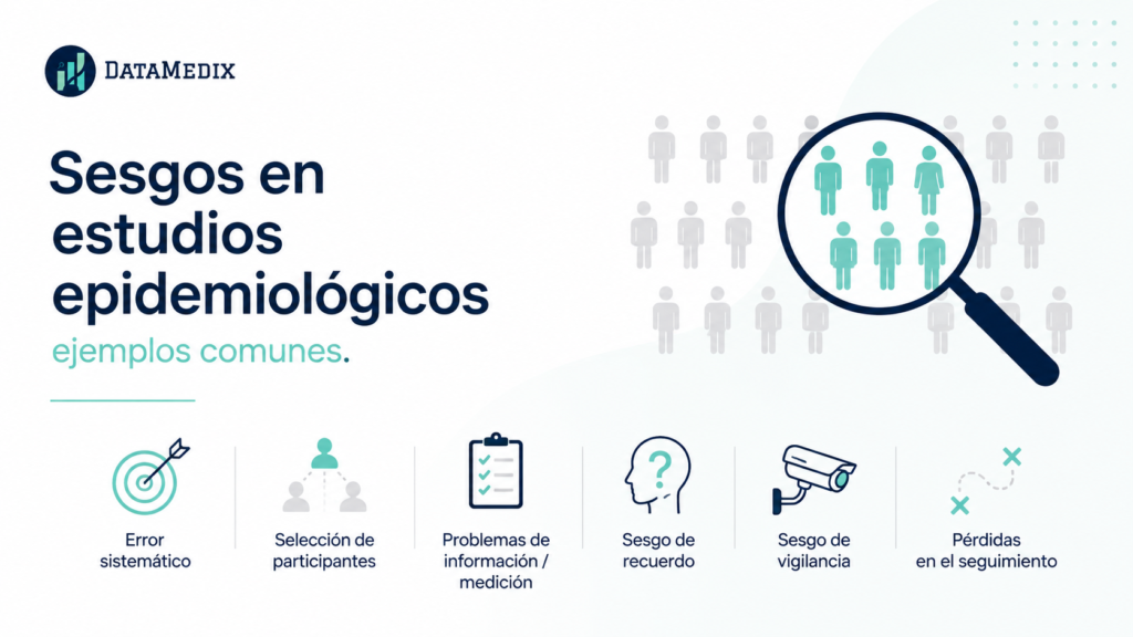 Sesgos en estudios epidemiológicos ejemplos comunes