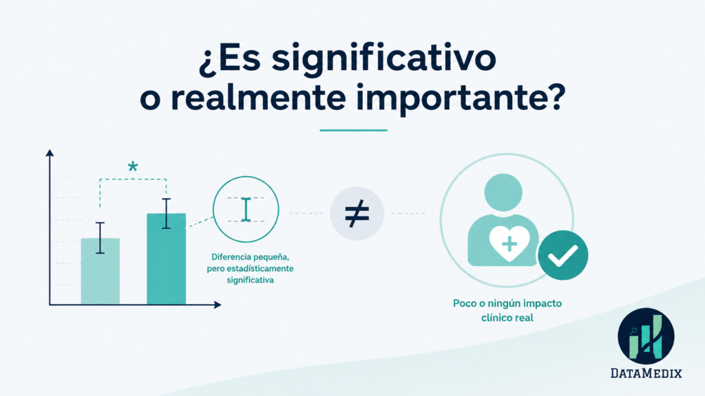 Significancia estadística vs relevancia clínica