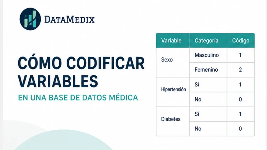 Cómo codificar variables en una base de datos médica