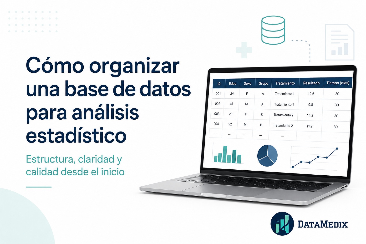 organizar una base de datos para análisis estadístico
