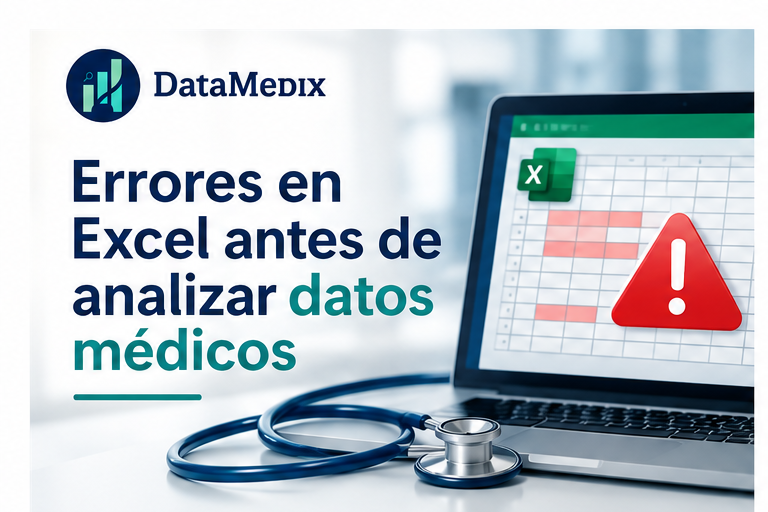 Errores en Excel antes de analizar datos médicos