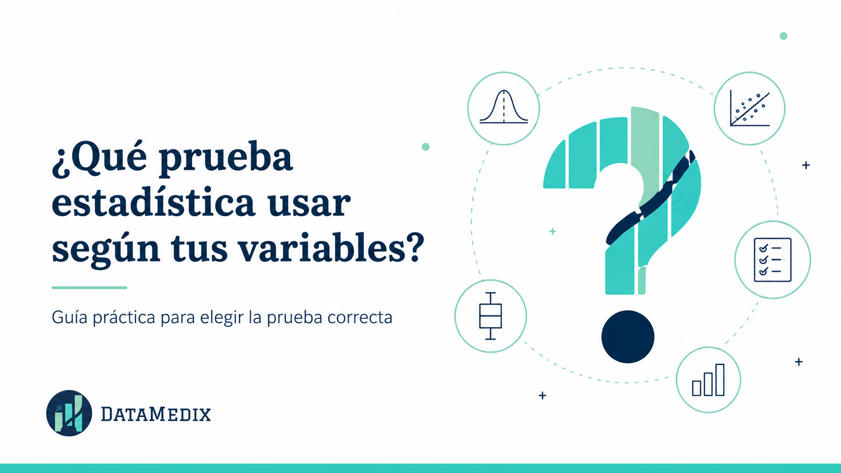 ¿Qué prueba estadística usar según tus variables?